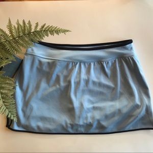 ASPIRE Light Blue Mesh Notch Tennis Skort / Large